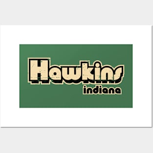 TV Font Hawkins Indiana Posters and Art